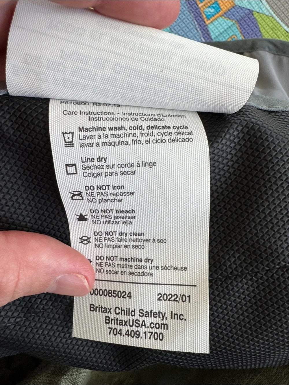 Britax Gray Waterproof car seat liner